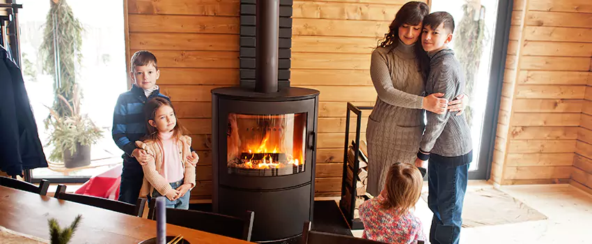 Morso Cast Iron Fireplace Insert Installation in Pico Rivera, California